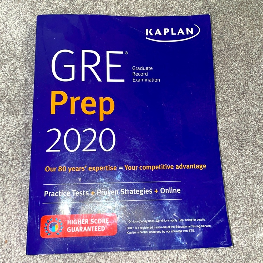 Brand new Kaplan GRE PREP 2020.
